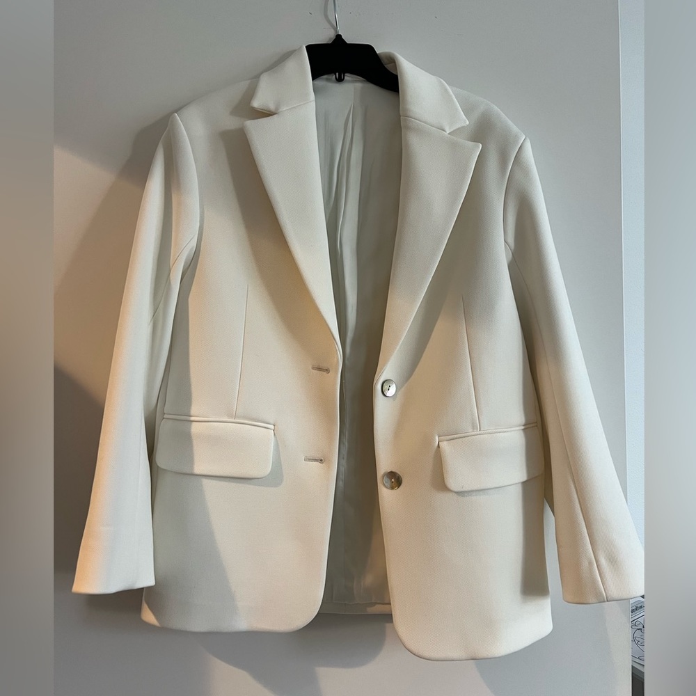 &Other Stories heavy weight oversized blazer US2
